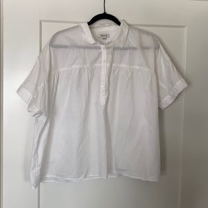 Madewell poplin oversized button up